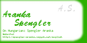 aranka spengler business card